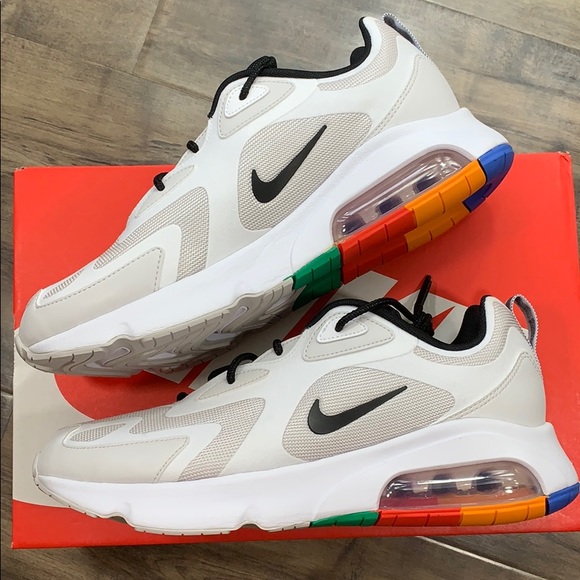 NIKE AIR MAX 200 Vast Grey/Black-White - Picture 6 of 16